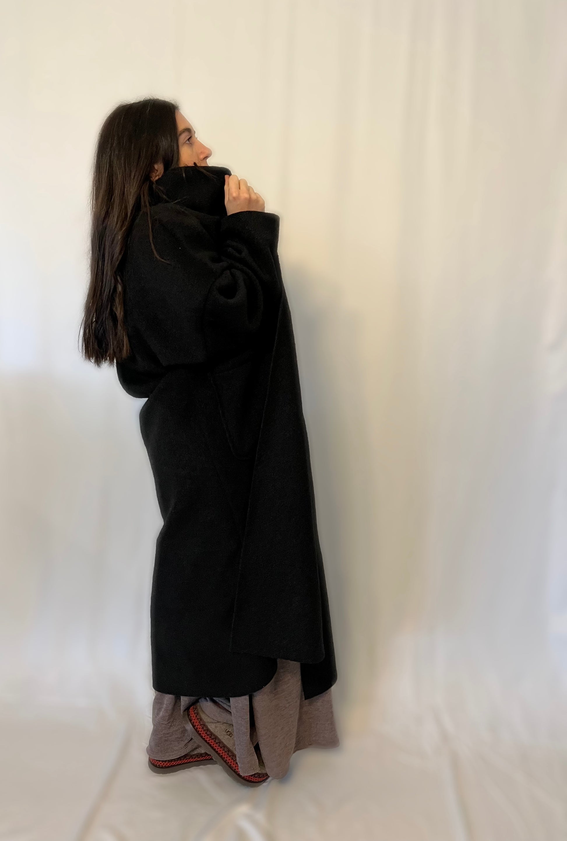 Manteau gilet noir – Kaqi Collection